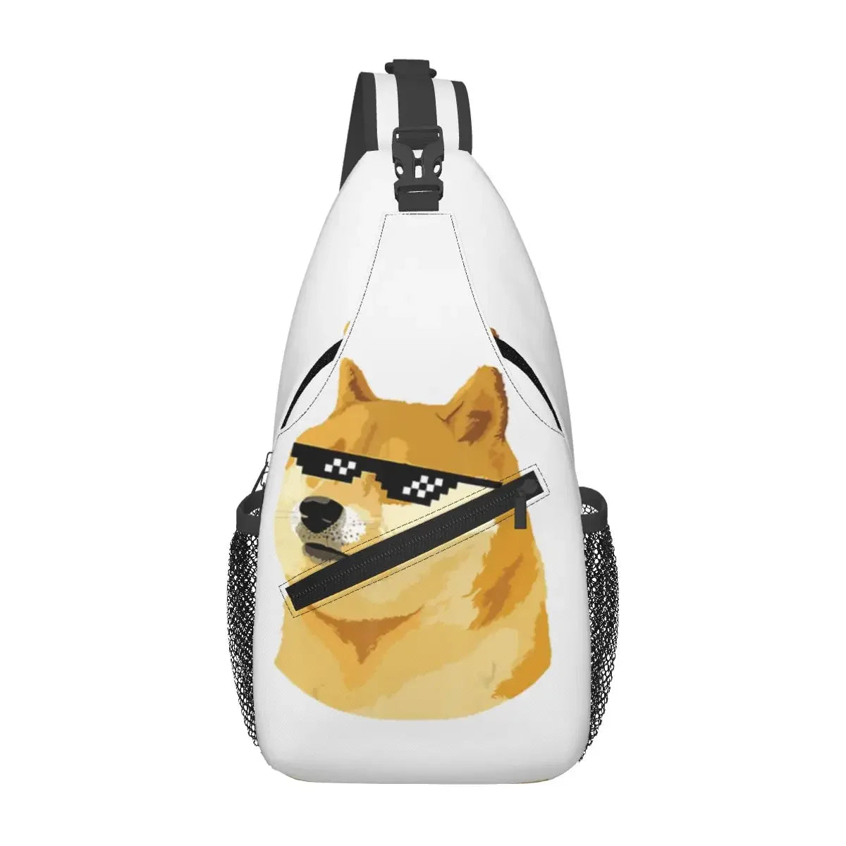 Doge Pattern Shiba Inu Hiking Daypack Shoulder Bag
