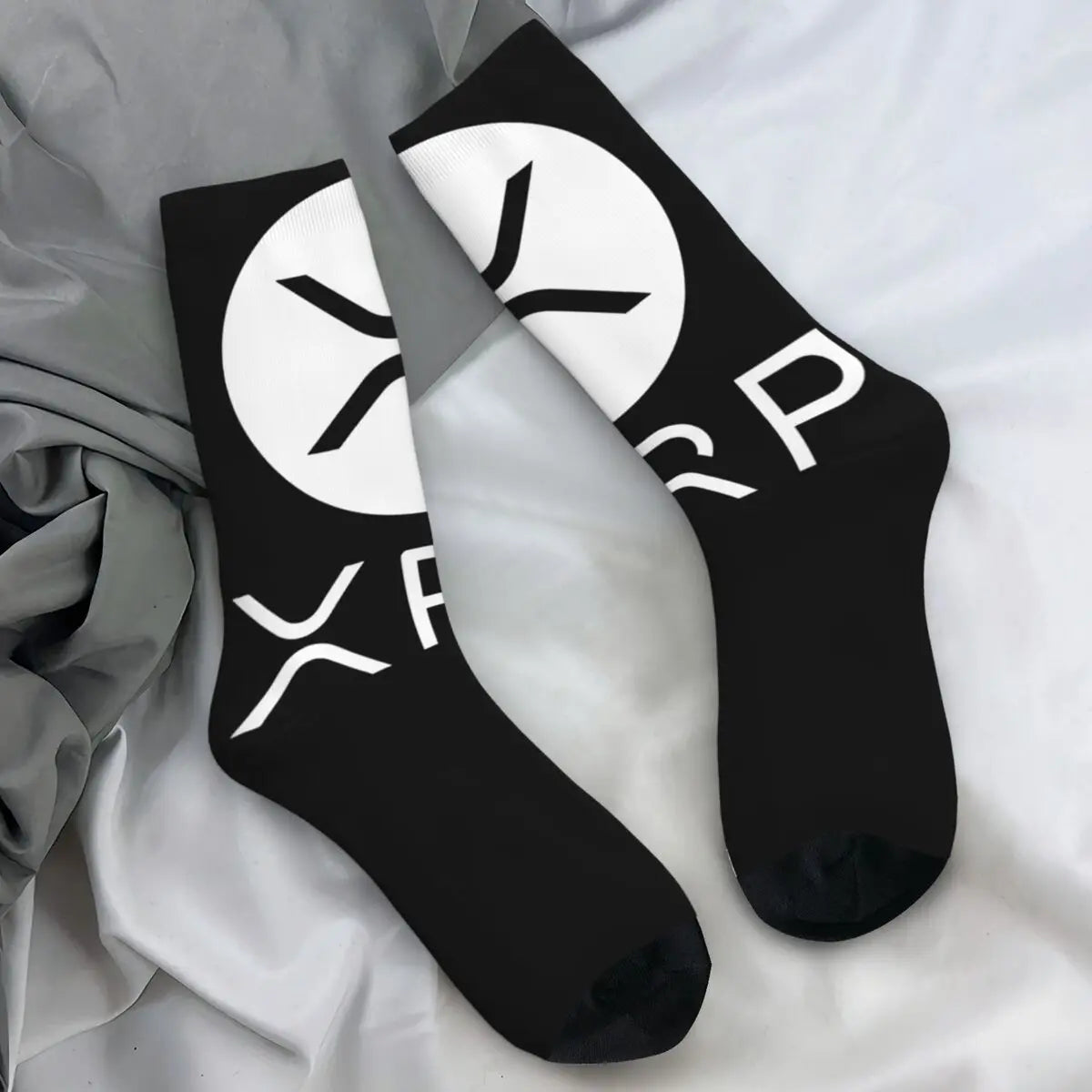Women Men Socks XRP Ripple Stockings Spring Casual Breathable Socks Pattern Outdoor Anti Skid Socks