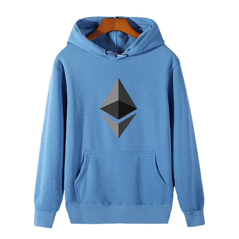 Bitcoin Cryptocurrency Meme Crypto Ethereum HODL Graphic Hooded Sweatshirts Winter Essentials Hoodie Cotton Fleece Hoodie