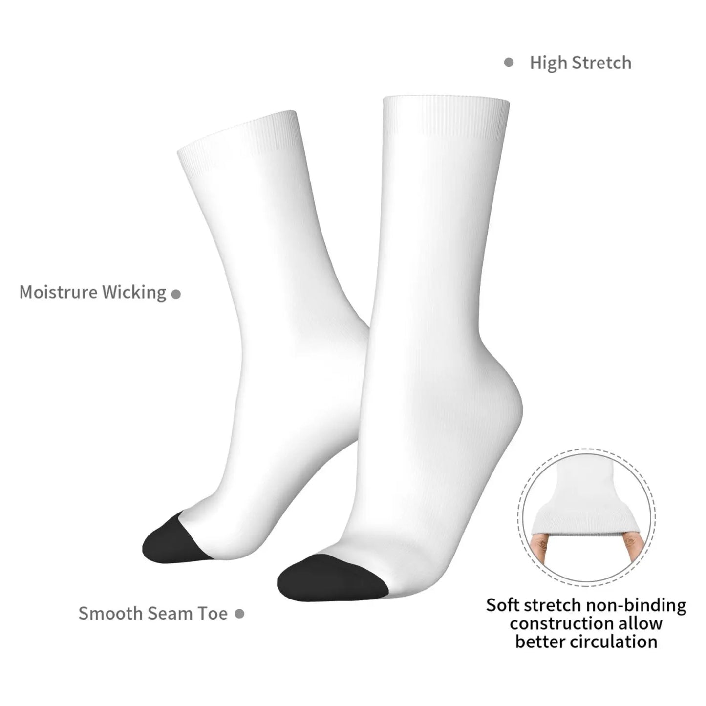 Women Men Socks XRP Ripple Stockings Spring Casual Breathable Socks Pattern Outdoor Anti Skid Socks