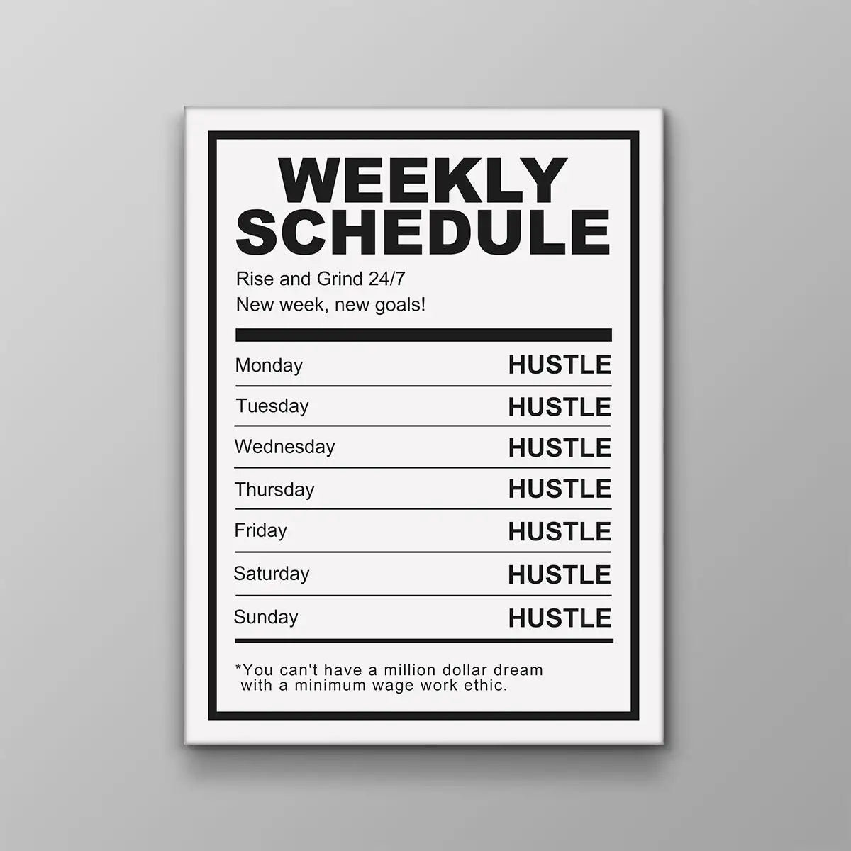 Rules Of Money Motivational Wall Art Canvas Print Office Decor Financial Poster Entrepreneur Millionaire Inspirational Quote
